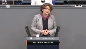 Anja Liebert im Bundestag