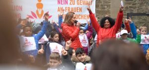 Protest zu one billion rising