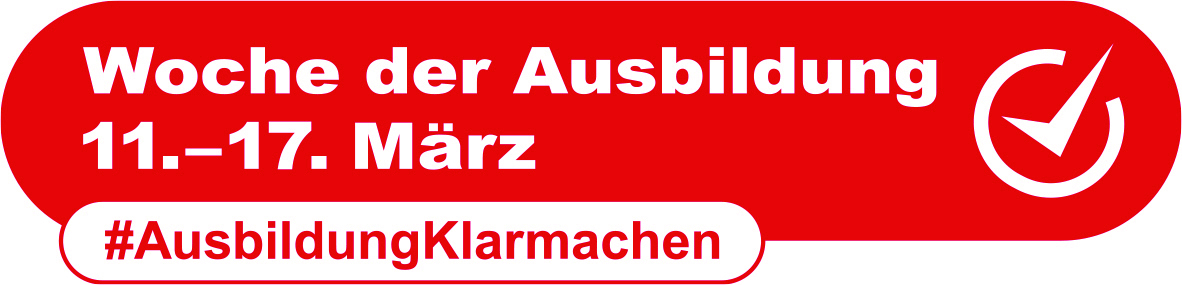 Logo der Woche der Ausbildung - vom 11.-17.03.2024