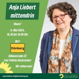 Anja Liebert mittendrin