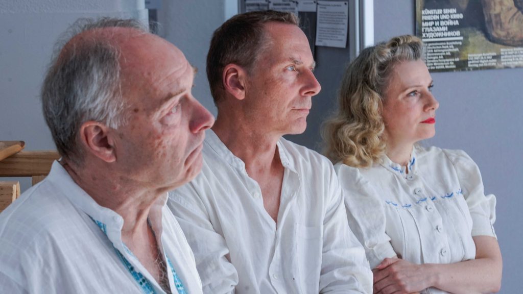Foto: Die drei Vortragenden Reiner Rhefus, Olaf Reitz und Kati Göbel